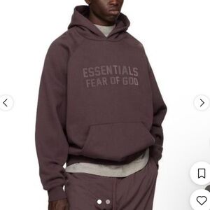 Essentials Fear of God Hoodie - Plum